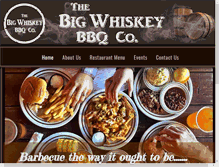 Tablet Screenshot of bigwhiskeybbqco.com